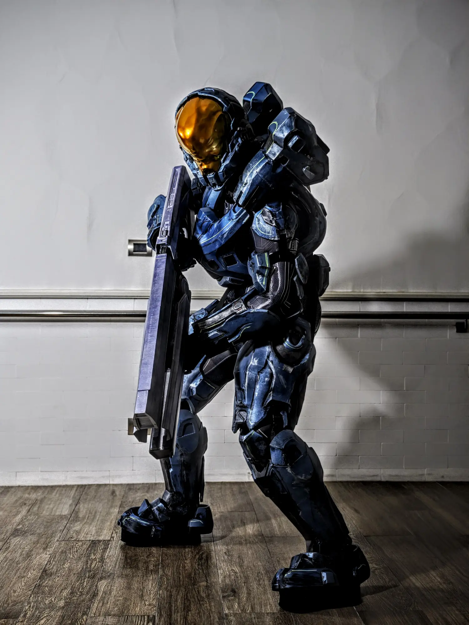 Full Spartan armor set, worn