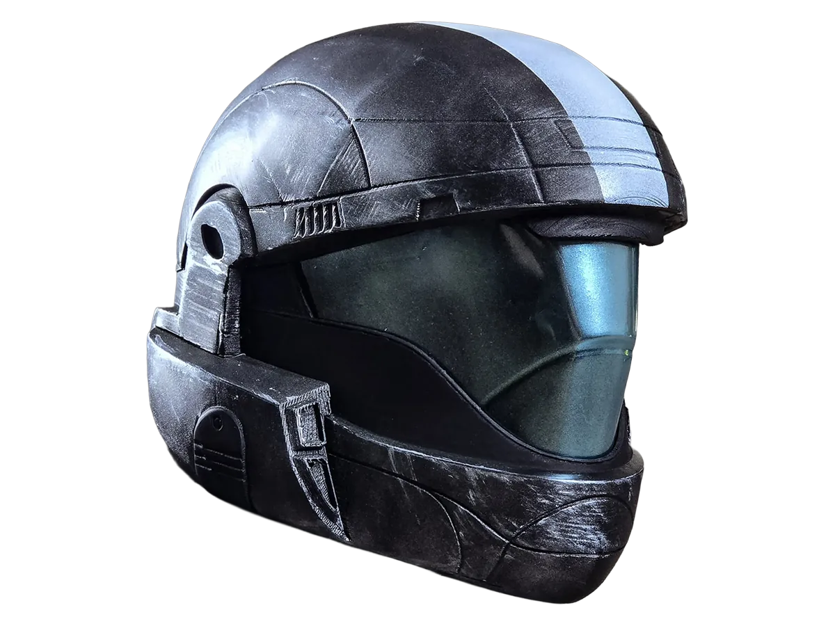 ODST helmet, blue visor